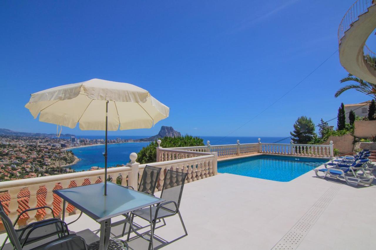 Villa Con Piscina Y Vistas Al Mar - Mar 27 H Кальпе Экстерьер фото