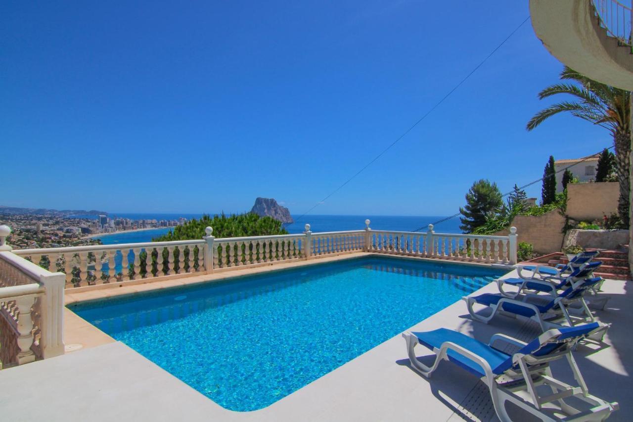 Villa Con Piscina Y Vistas Al Mar - Mar 27 H Кальпе Экстерьер фото