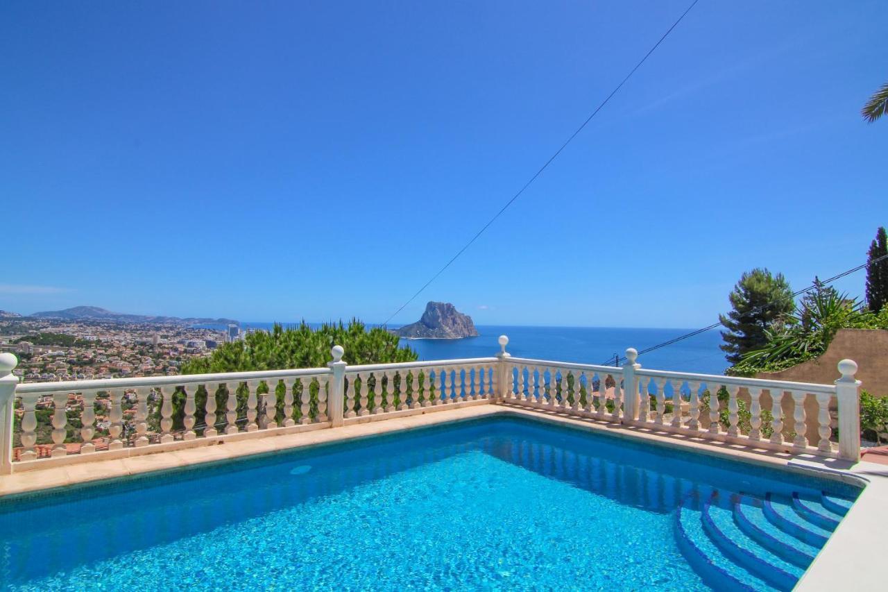 Villa Con Piscina Y Vistas Al Mar - Mar 27 H Кальпе Экстерьер фото