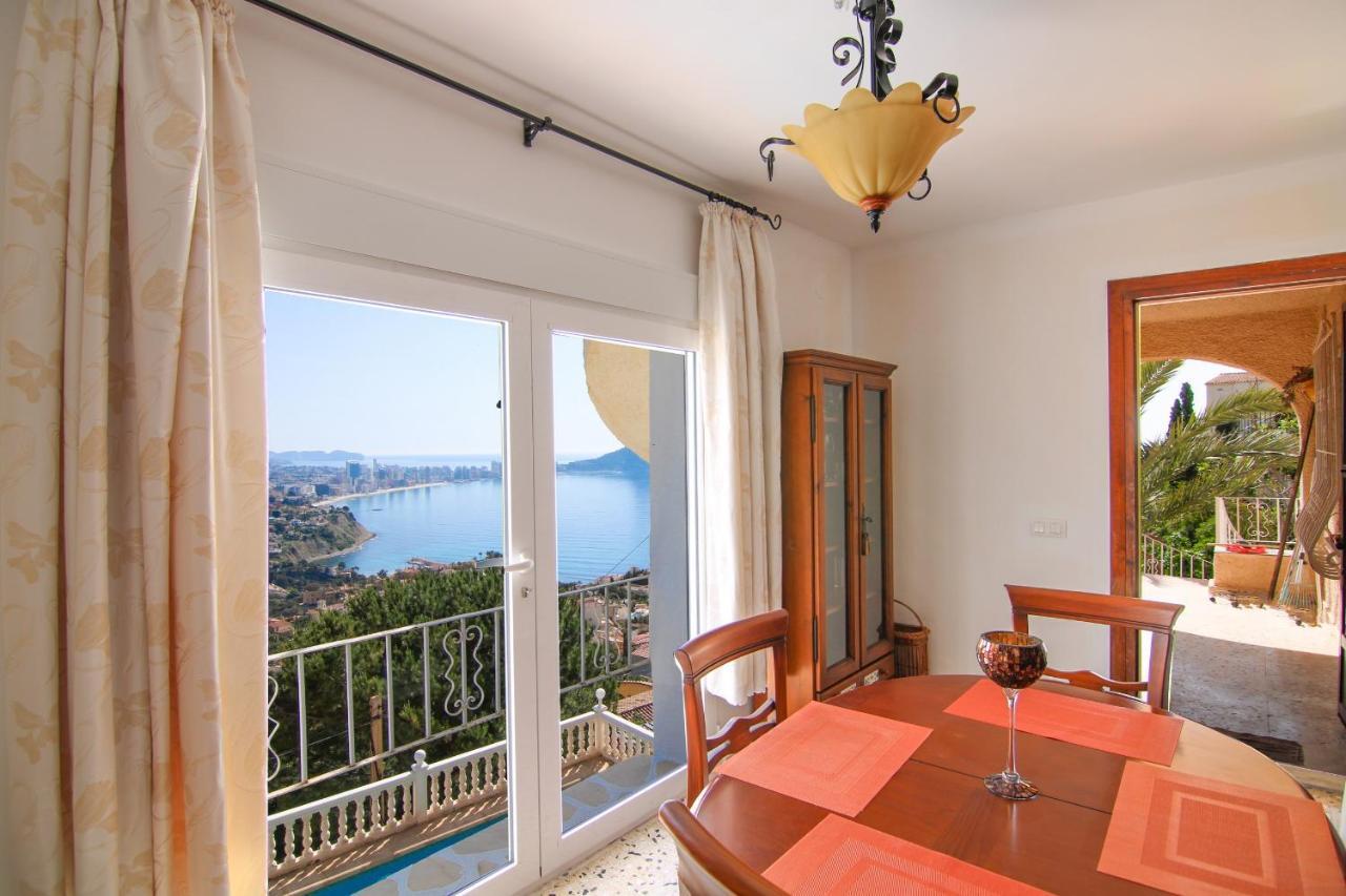 Villa Con Piscina Y Vistas Al Mar - Mar 27 H Кальпе Экстерьер фото